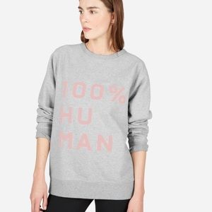 Everlane 100% Human Unisex French Terry Sweatshirt